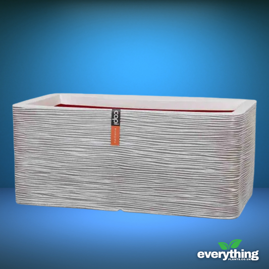 Capi Nature Ribbed Rectangle Planter