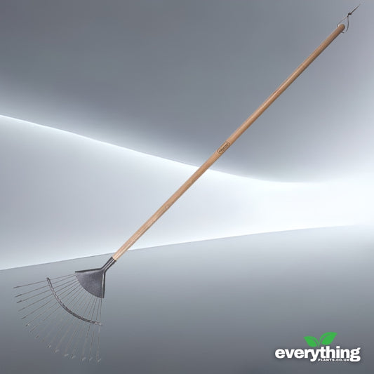 Carbon Steel Leaf Collector Lawn Rake 1730mm by Silverline 235803