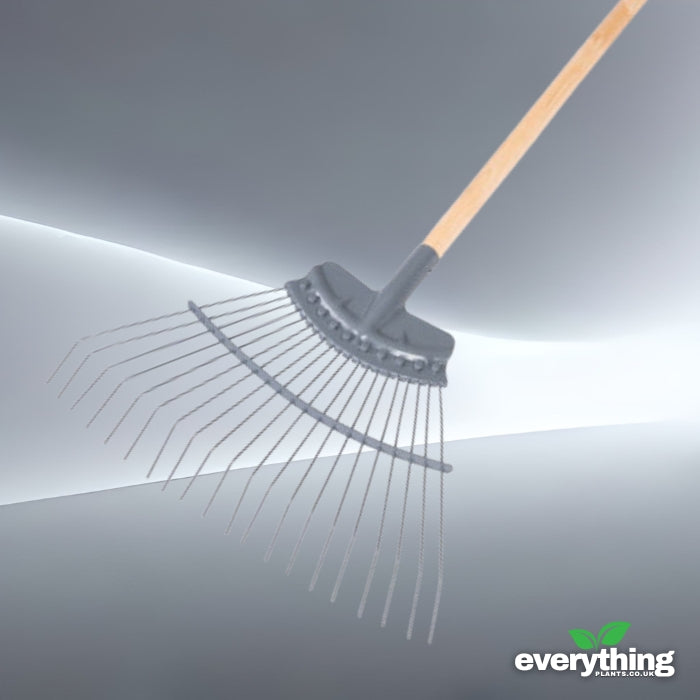 Carbon Steel Leaf Collector Lawn Rake 1730mm by Silverline 235803