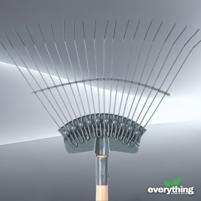 Carbon Steel Leaf Collector Lawn Rake 1730mm by Silverline 235803