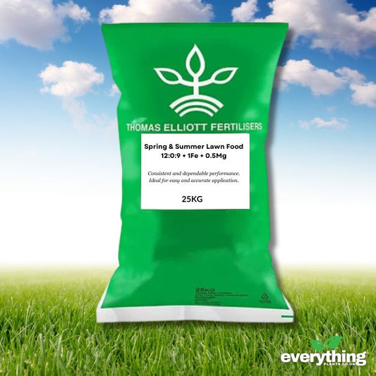 Spring and Summer Lawn Food 12:0:9 + 1Fe + 0.5Mg